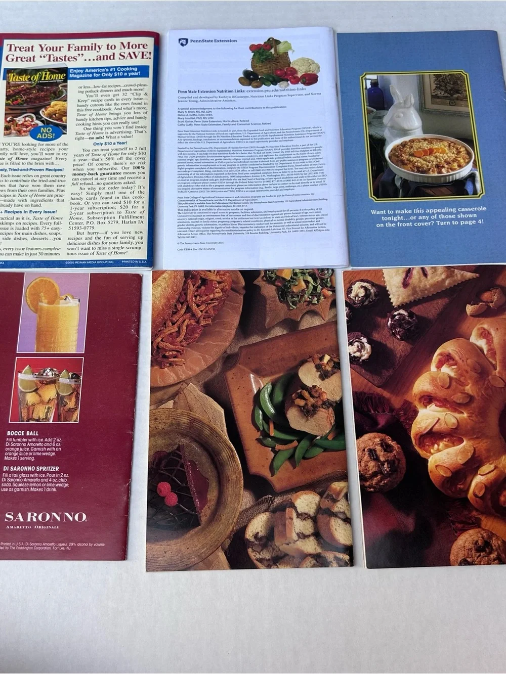19 Ct Vintage Cook Booklet Lot 1990s & 2000s Recipes Ephemera Junk Journal